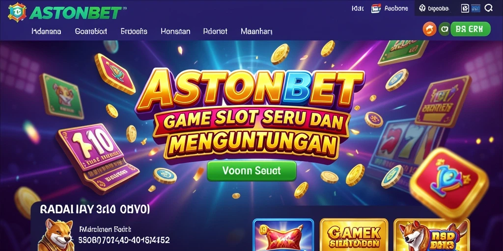 Screenshot gameplay Slot ASTONBET yang menarik dan interaktif.