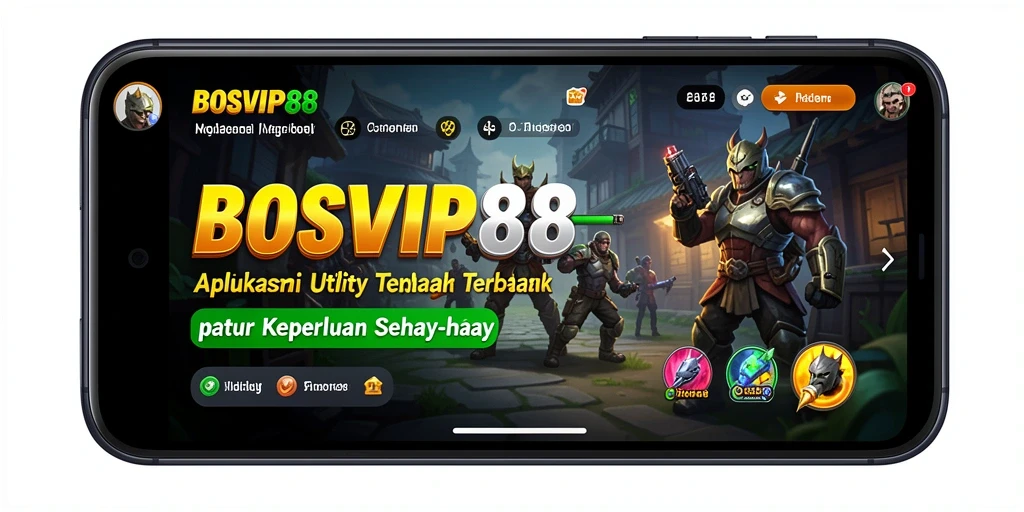 Screenshot utama BOSVIP88 menampilkan fitur-fitur Utility yang membantu pengguna.