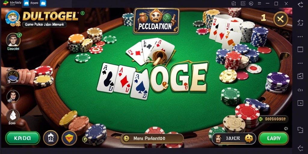 Tampilan gameplay DULTOGEL yang seru dan menantang.