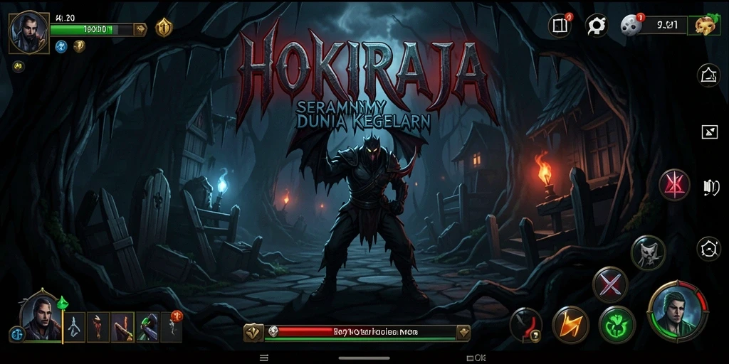 Gameplay mendebarkan HOKIRAJA yang penuh dengan misteri dan ketakutan.